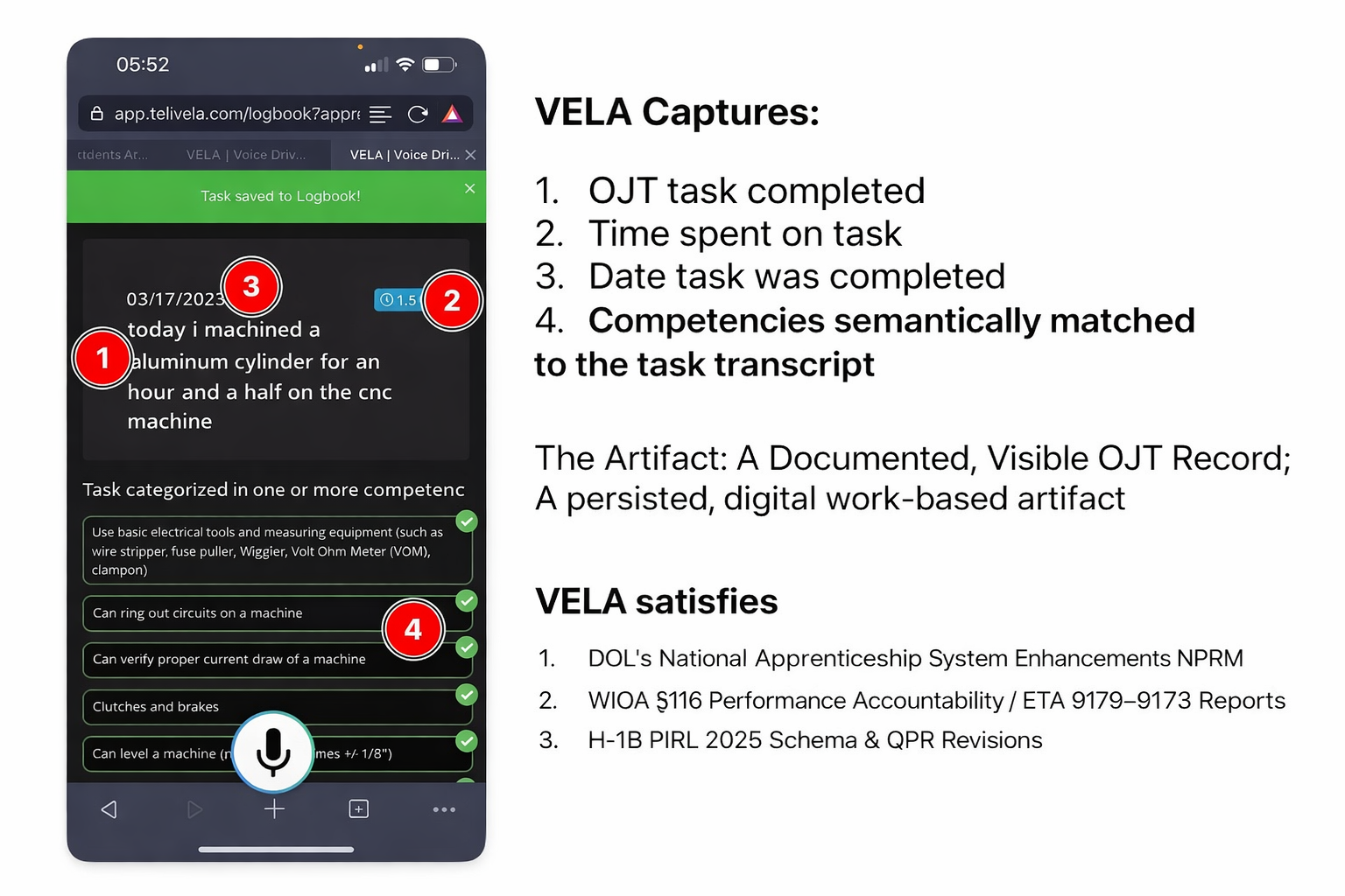 VELA Interface - Record Details